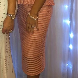 Pink two piece outfit!